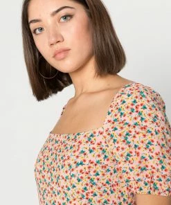 Even&Odd Day Dress - Pink/yellow -Even&Odd Sales Store b2e143a521274b16bca0b8ce2ebfcb3e