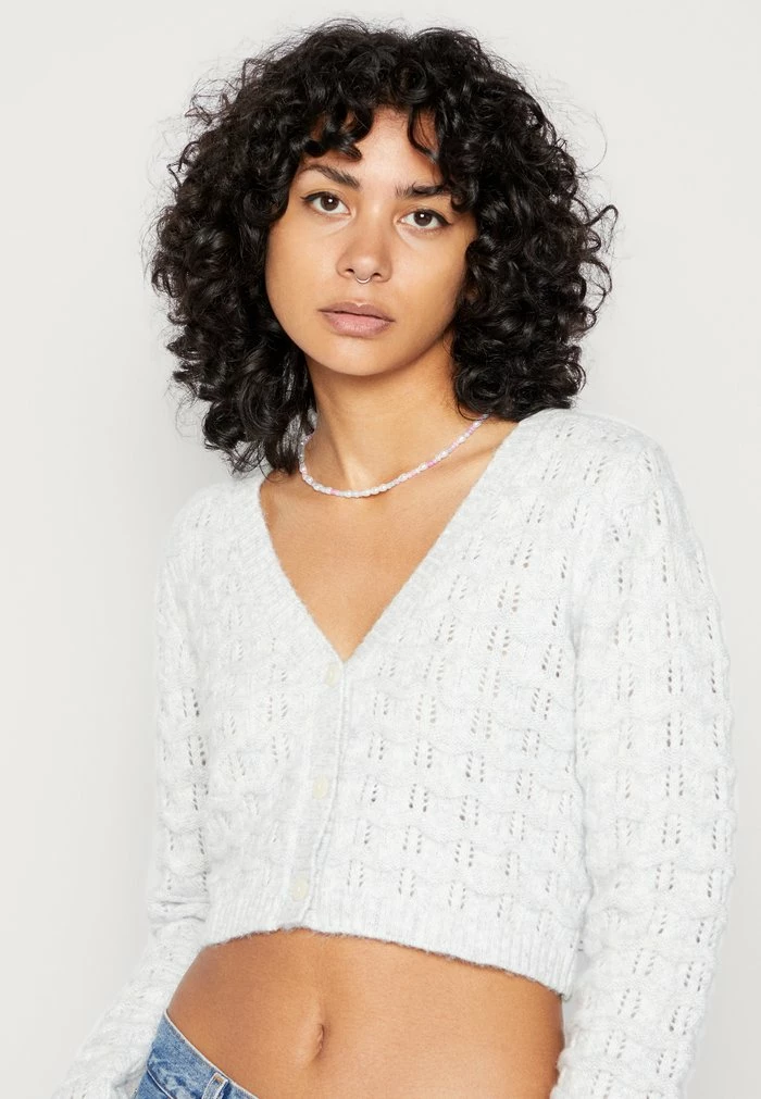 Even&Odd Cardigan - Mottled Light Grey 6 Even&Odd Cardigan - Mottled Light Grey - Image 4