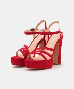 Even&Odd High Heeled Sandals - Red 10 Even&Odd High Heeled Sandals - Red -Even&Odd Sales Store b462a8fbe6fb43659e6bbf780376944b