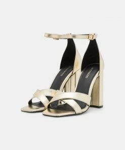 Even&Odd High Heeled Sandals - Gold-coloured 10 Even&Odd High Heeled Sandals - Gold-coloured -Even&Odd Sales Store b5264da0c5b843b8abf291412b71ff48