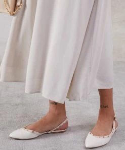 Even&Odd Slingback Ballet Pumps - White -Even&Odd Sales Store b576c2e0b5c94dd7804d7e2c59e89276