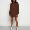 Even&Odd Jumper Dress - Dark Brown -Even&Odd Sales Store b586439789dc4e29a738f8f6f9a0b456