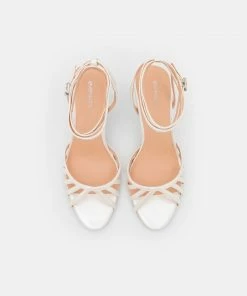 Even&Odd High Heeled Sandals - White -Even&Odd Sales Store b5ad435e0f614435a4a1d3ab60228062
