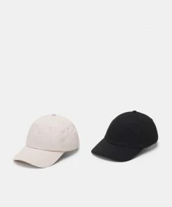 Even&Odd 2 PACK - Cap - Black/beige