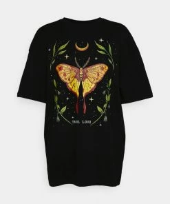 Even&Odd Print T-shirt - Black