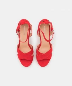 Even&Odd High Heeled Sandals - Red -Even&Odd Sales Store b70c854906a7462bbb510bed31585844