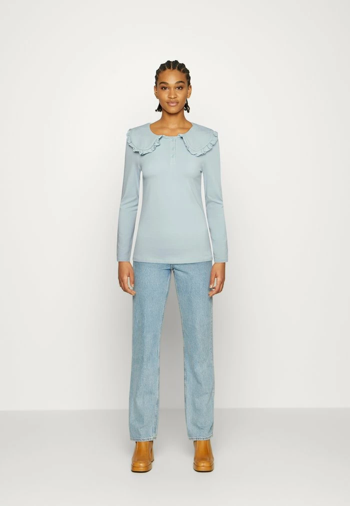 Even&Odd Long Sleeved Top - Light Blue 5 Even&Odd Long Sleeved Top - Light Blue - Image 3