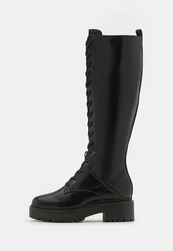 Even&Odd Lace-up Boots - Black 4 Even&Odd Lace-up Boots - Black - Image 2