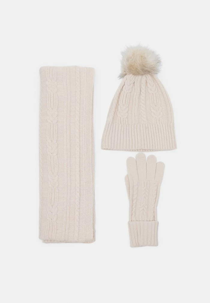 Even&Odd SET - Scarf - Beige 3 Even&Odd SET - Scarf - Beige