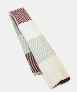 Even&Odd Scarf - Bordeaux/mint