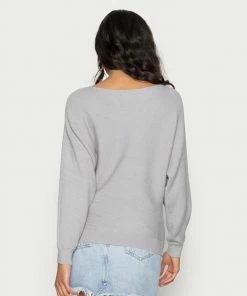 Even&Odd Jumper - Mottled Light Grey -Even&Odd Sales Store b89a49d1107a496fad90211e528a708f