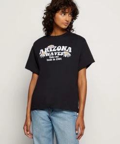 Even&Odd TONJA ARIZONA WAVES - Print T-shirt - Black