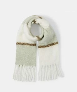 Even&Odd Scarf - Green/white -Even&Odd Sales Store b9990b790ee44eb8b98453896c070e8d