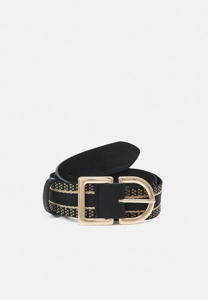 Even&Odd Belt - Black/beige 3 Even&Odd Belt - Black/beige