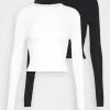 Even&Odd 2 PACK - Jumper - Black/white