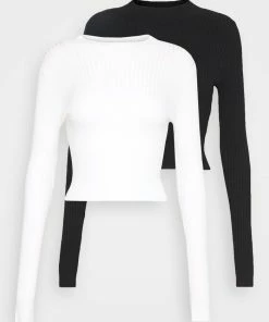 Even&Odd 2 PACK - Jumper - Black/white