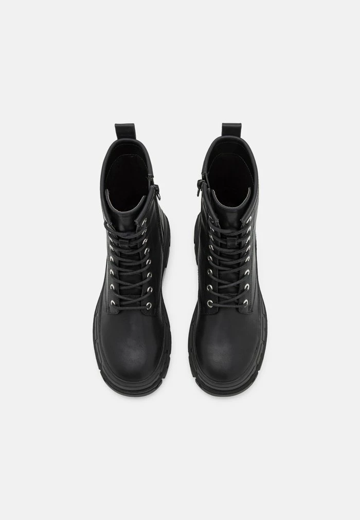 Even&Odd Lace-up Ankle Boots - Black 8 Even&Odd Lace-up Ankle Boots - Black - Image 6