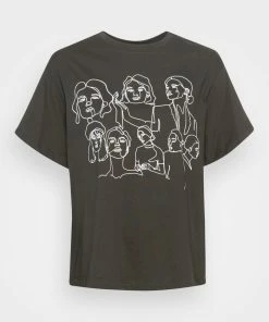 Even&Odd Print T-shirt - Anthracite -Even&Odd Sales Store bc8df77c3f53495d9010f394a744bddb