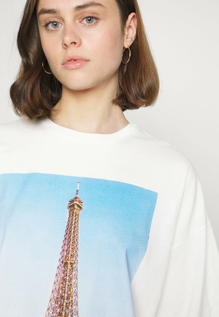 Even&Odd Print T-shirt - White 8 Even&Odd Print T-shirt - White - Image 6