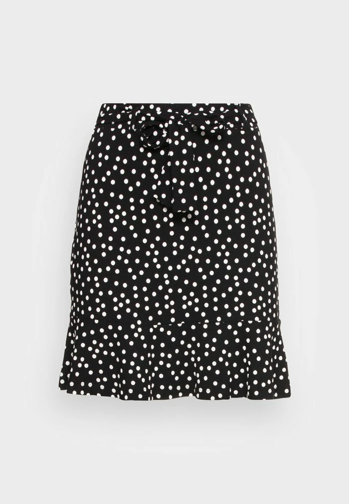 Even&Odd Mini Skirt - Black/white 6 Even&Odd Mini Skirt - Black/white - Image 4