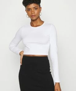 Even&Odd 2 PACK - Long Sleeved Top - White/black -Even&Odd Sales Store bdaf96616dc24103ac41b1f1cf4b76f8
