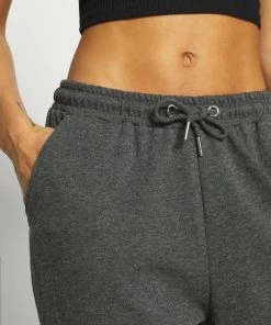 Even&Odd REGULAR FIT JOGGERS - Tracksuit Bottoms - Mottled Grey -Even&Odd Sales Store bde8e99ee55748b0a6feedd8a9486ea3