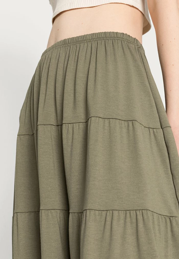Even&Odd Mini Skirt - Khaki 7 Even&Odd Mini Skirt - Khaki - Image 5