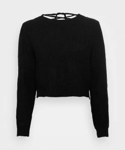 Even&Odd BACK DETAIL LACING - Jumper - Black -Even&Odd Sales Store bf9d5e200af34969ba1cda149dea23d3