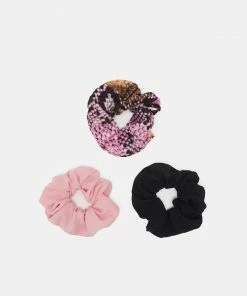 Even&Odd 3 PACK - Hair Styling Accessory - Black/pink