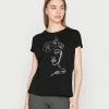 Even&Odd Print T-shirt - Black -Even&Odd Sales Store c20495994fc341979fa967ba482ca8cf