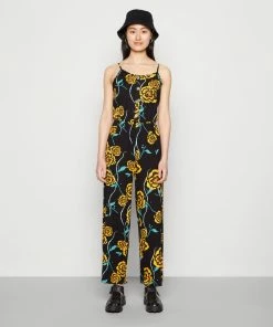 Even&Odd Jumpsuit - Black/multi-coloured -Even&Odd Sales Store c33b79770479472fabc70a11d3f4fef9