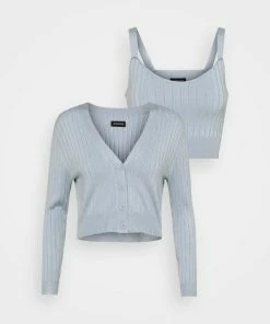 Even&Odd SET - Cardigan - Blue