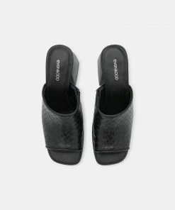 Even&Odd Heeled Mules - Black -Even&Odd Sales Store c35710b5bf1d43c38103071c13604599