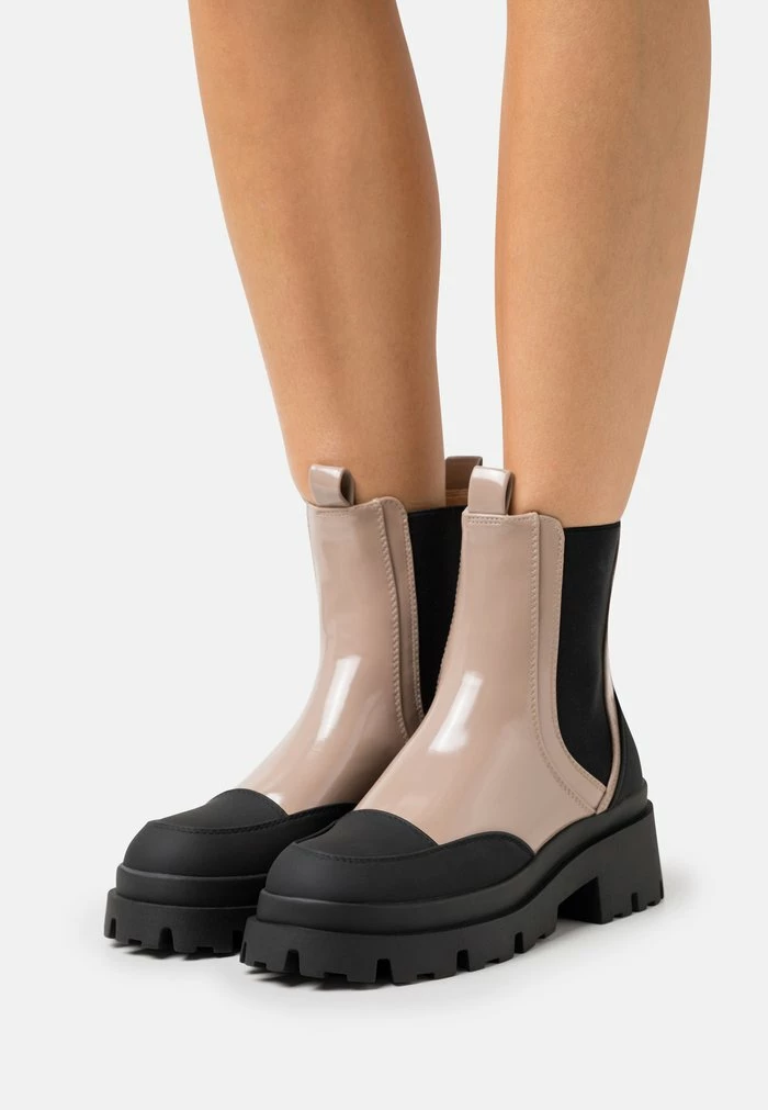 Even&Odd Platform Ankle Boots - Beige 3 Even&Odd Platform Ankle Boots - Beige