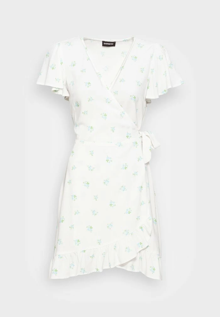 Even&Odd Day Dress - White/blue 6 Even&Odd Day Dress - White/blue - Image 4