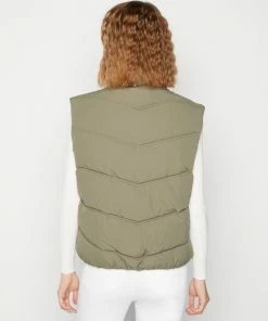 Even&Odd Waistcoat - Khaki -Even&Odd Sales Store c7c5a2d1422f4921960157aef21fa2f1