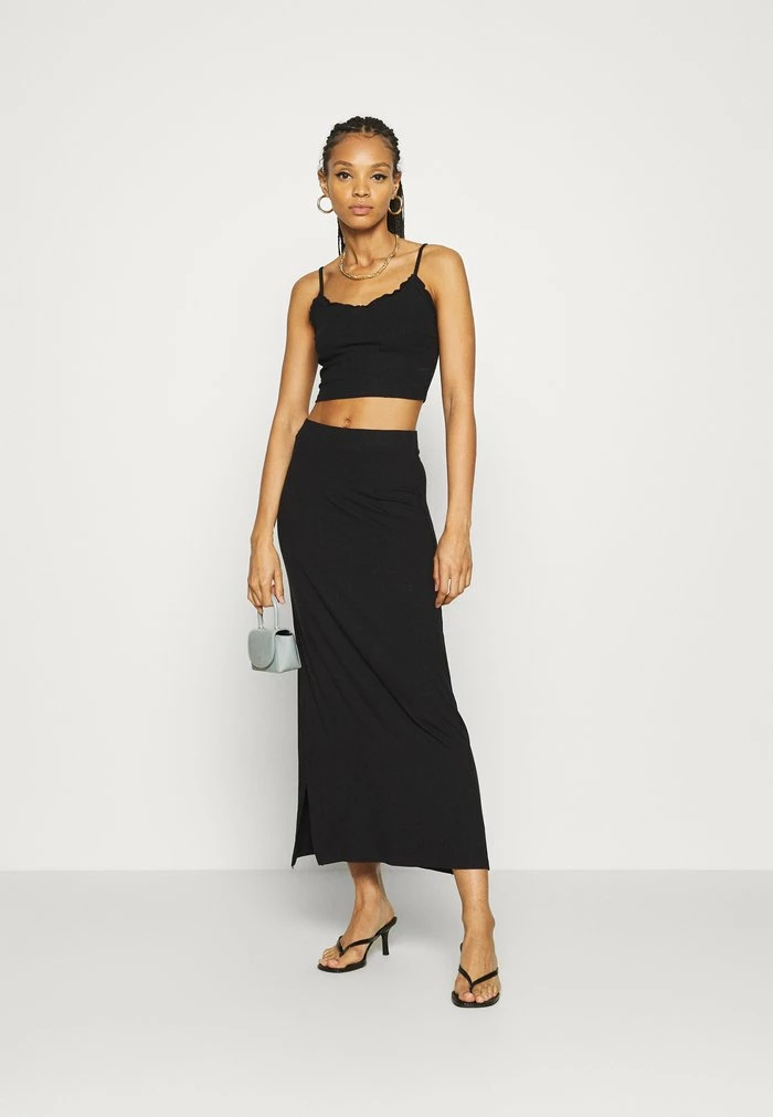 Even&Odd Maxi Skirt - Black 4 Even&Odd Maxi Skirt - Black - Image 2