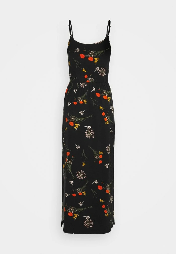 Even&Odd Maxi Dress - Black/multicolor 4 Even&Odd Maxi Dress - Black/multicolor - Image 2