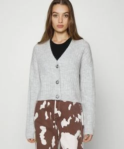 Even&Odd Cardigan - Mottled Light Grey