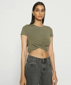 Even&Odd Print T-shirt - Olive