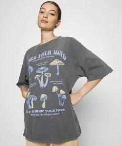 Even&Odd Print T-shirt - Black