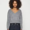 Even&Odd WRAP JUMPER - Jumper - Grey 1 Even&Odd WRAP JUMPER - Jumper - Grey -Even&Odd Sales Store cf35f141365f4d0ead953c8dec433263