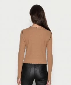 Even&Odd Long Sleeved Top - Brown -Even&Odd Sales Store cf706681c6ce42168c14e2c04695580c