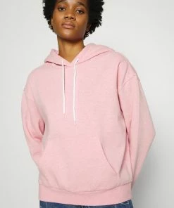 Even&Odd OVERSIZED HOODIE CONTRAST CORD - Hoodie - Mottled Pink -Even&Odd Sales Store d0a5273e13944951a76adefcdd402a1c