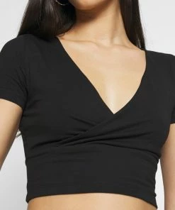 Even&Odd 2 PACK - Print T-shirt - Black/white -Even&Odd Sales Store d0f875c594614f239e06d0a2f8d9bae1