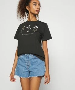 Even&Odd Print T-shirt - Anthracite -Even&Odd Sales Store d13faa0684614d9fbcc9eeaac0986f89