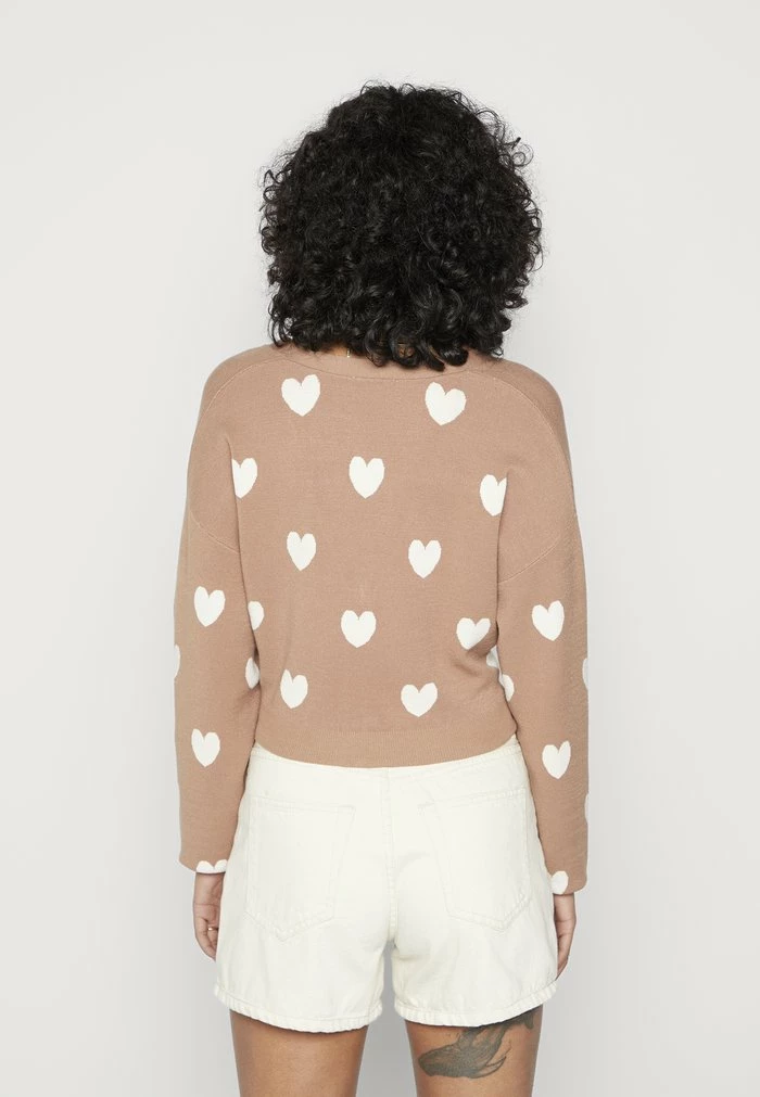 Even&Odd Cardigan - Sand/off-white 5 Even&Odd Cardigan - Sand/off-white - Image 3