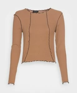 Even&Odd Long Sleeved Top - Brown -Even&Odd Sales Store d2f0b9b9f83940b1a98fd7097710c2ce