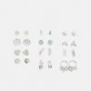 Even&Odd 12 PACK - Earrings - Silver-coloured -Even&Odd Sales Store d2f441b413d04767bde679932e12ed5d