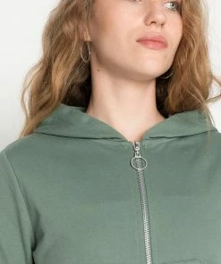 Even&Odd Zip-up Sweatshirt - Dark Green 11 Even&Odd Zip-up Sweatshirt - Dark Green -Even&Odd Sales Store d31a4990e1ae4e46a4372db5392982ed